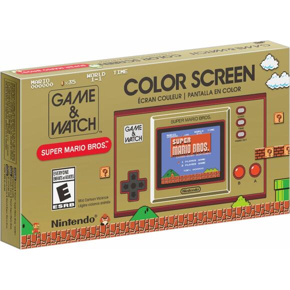 Super Mario Bros Game And Watch Nintendo Handheld - Picture 1 of 2
